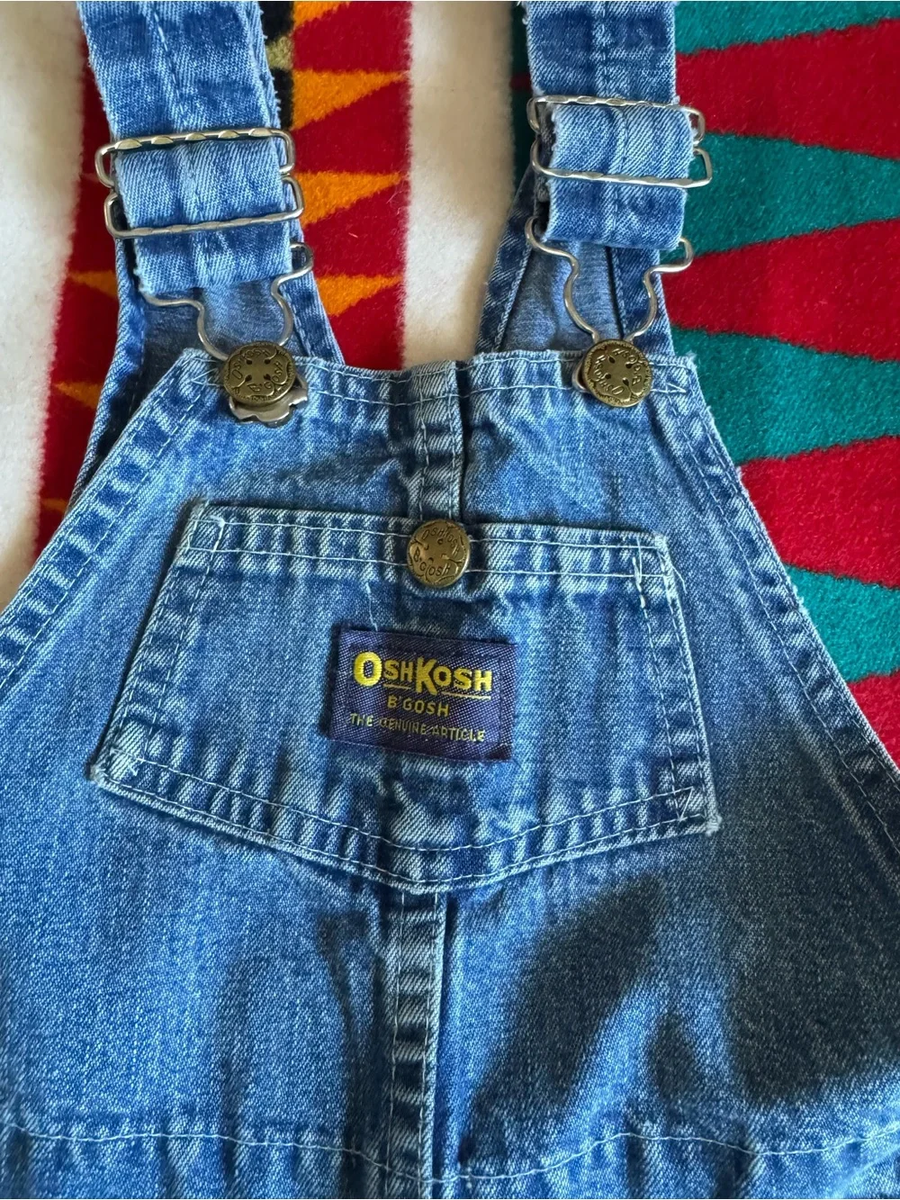 Vintage OshKosh B'gosh Classic Blue Denim Overalls